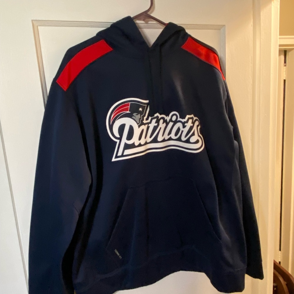 Mens New England Patriots Nike Therma-Fit XL Hoodie